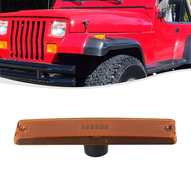 Für Jeep Wrangler YJ 87 95 Frontstoßstangen Seiten Marker Licht Gehäuse