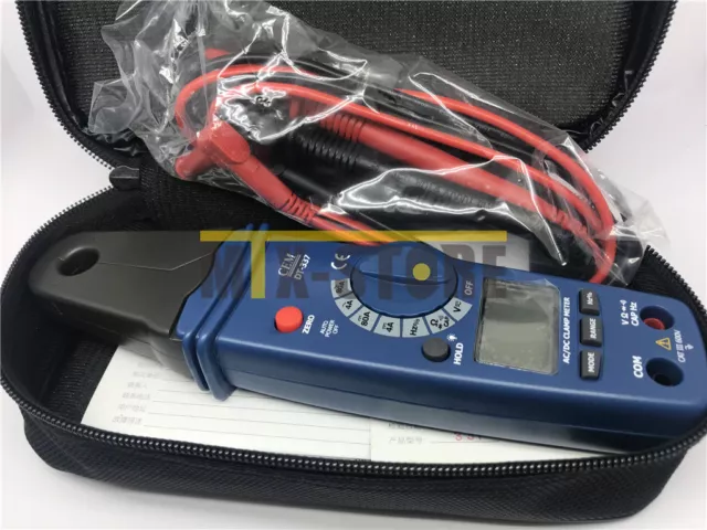 1pc New CEM DT-337 Mini AC/DC Digital Clamp Meter Tester Multimeter CAT III 600V