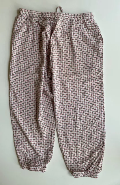 Witchery kids girls size 10 pink spotted elastic waist drawstring pants, VGUC 2