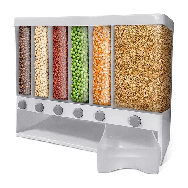 Dispenser per alimenti secchi contenitore per cereali - dispenser per riso dispensa 22 libbre &6136