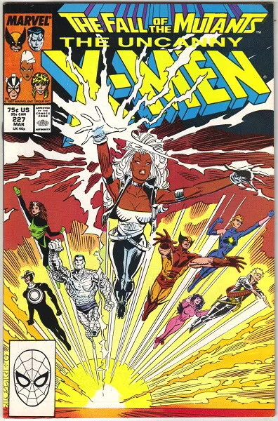 The Uncanny X-Men Comic Book #227 Marvel Comics 1988 VERY HIGH GRADE UNREAD NEW