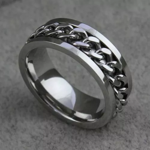 Chain Spinner Ring Seducing Power For Him or Her Draws them to you Metaphysical