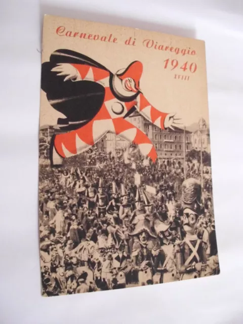 Lucca - Carnevale di Viareggio 1940 - non spedita f. g.