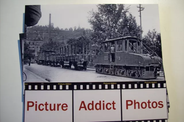 Foto Straßenbahn Meissen-Triebischtal, Güterstraßenbahn E-Lok Nr. 3, Güterzug