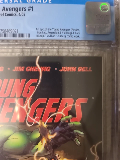 Young Avengers #1 CGC 9.8 WP NM/MT Marvel Comics 2005 1st appearance Kate Bishop 3