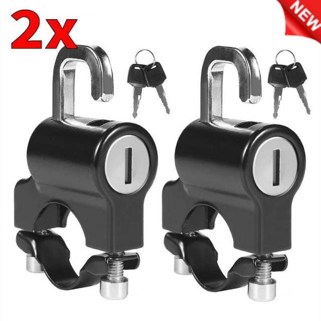2 pz blocco casco moto universale FANTASTICO