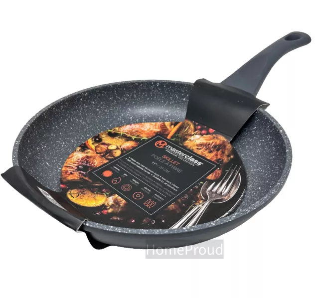 MASTERCLASS PREMIUM COOKWARE 8″ 9.5″ 11″ Skillet Frying Pans Set