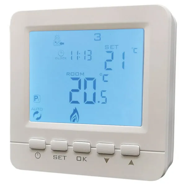 Thermostat Programmable Numérique Programmable Hebdomadaire Qubo Bravo 93003113