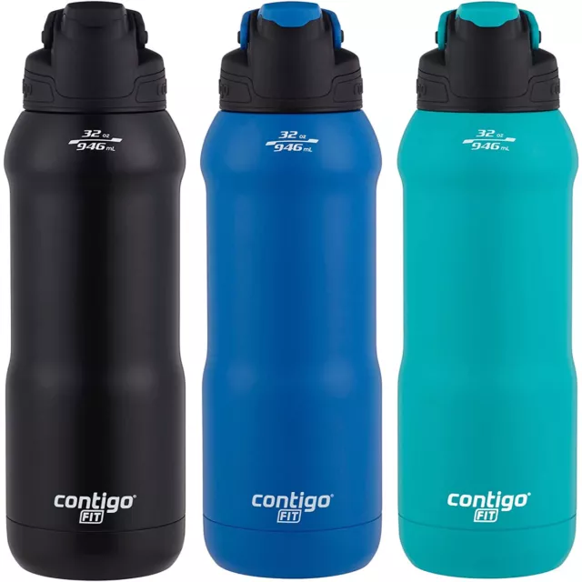 Contigo 32 oz. Fit AutoSeal Insulated Stainless Steel Water Bottle