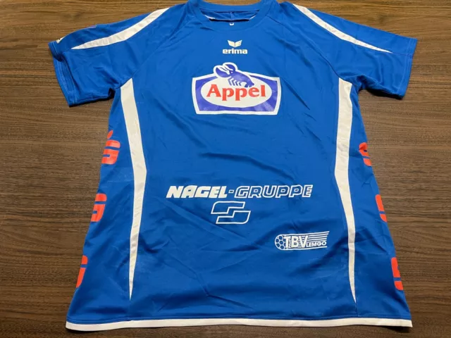 RARE TBV Lemgo Men’s Blue Handball Jersey - German-Bundesliga - Erima - XL