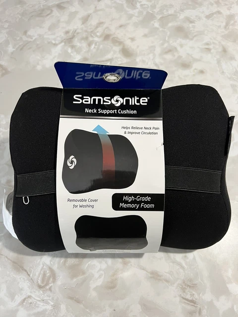 Samsonite Neck Support Cushion Pillow High-Grade Memory Foam Gray