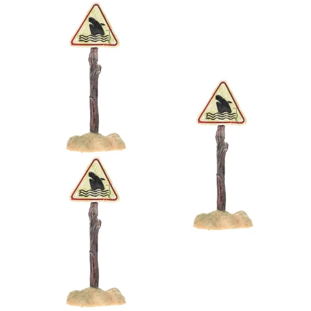 3x Tank Zeichen Spielset Sand Tabelle Zeichen Moos Garten Zeichen