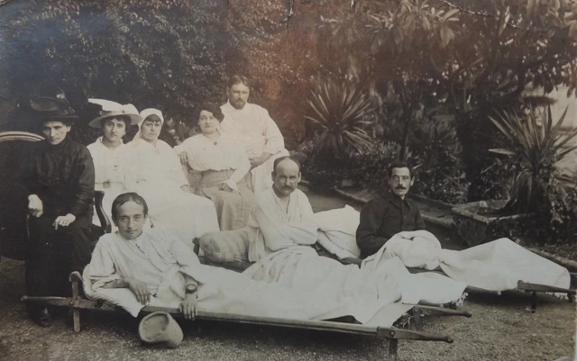 Photo card, War 1914-1918, Nice Military Hospital, Alpes-Maritimes, CPA WW1