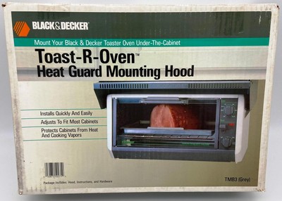 New Black & Decker SpaceMaker Heat Guard TMB3 Mounting Hood Under Cabinet - Gray