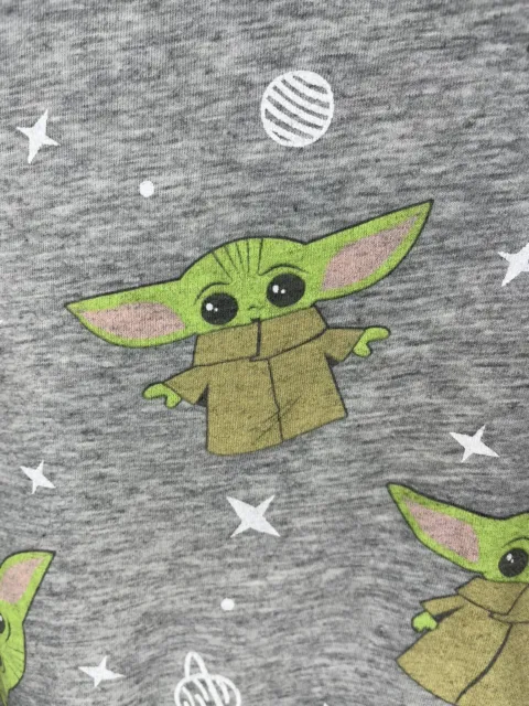 Star Wars Grogu Girls XL 14 - 16 Gray T-shirt starwars.com Baby Yoda