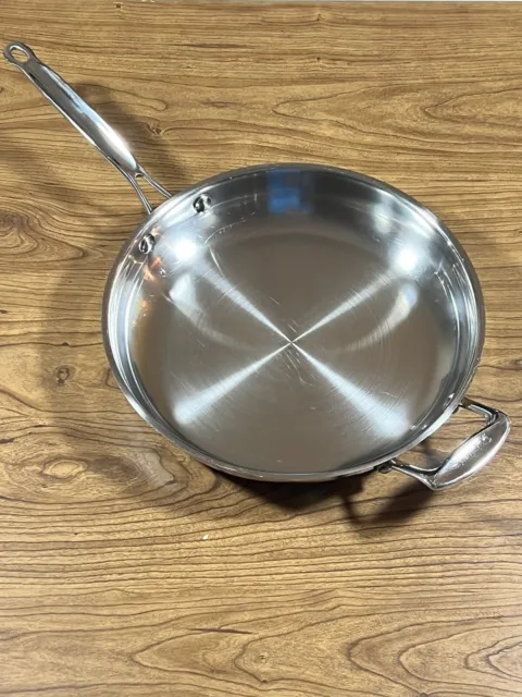 Cuisinart 12" Stainless Open Skillet With Helper Handle Model # 722-30H