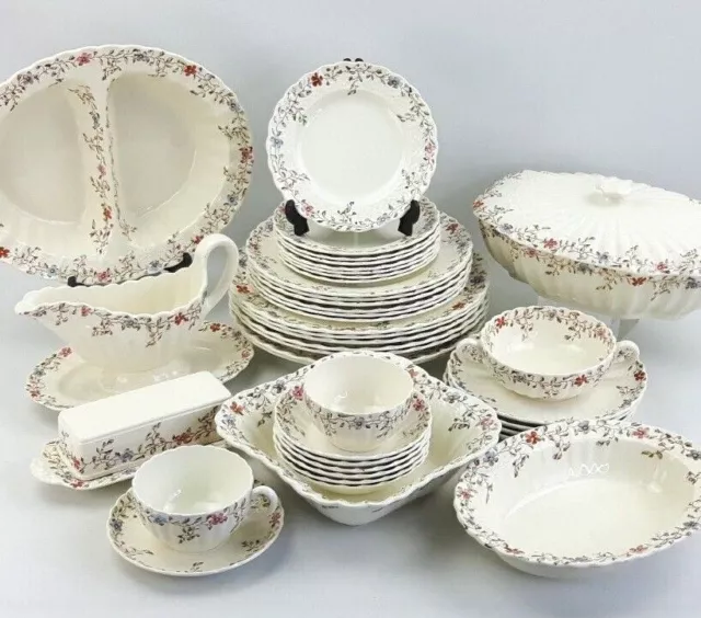 Copeland Spode Wicker Dale Dinner & Tea Items - Sold Individually - Vintage