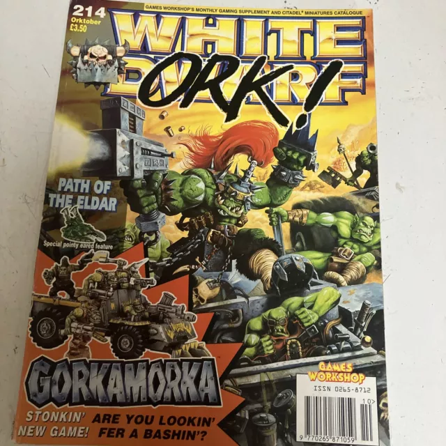 White Dwarf Ork Issue 214 Magazine October 1997