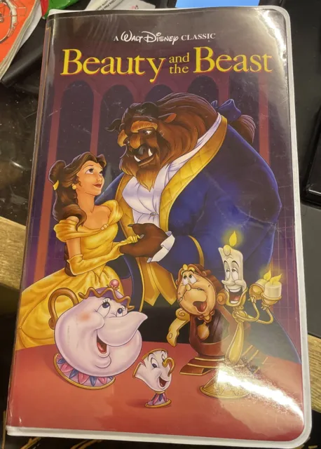 Beauty and the Beast VHS Deisgn Notebook NEW GREAT SHAPE