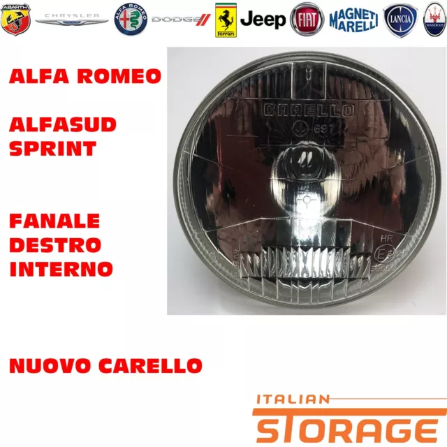 Alfa Romeo Alfasud Sprint Feux Phare Droite Interieur Nouveau CARELLO 697