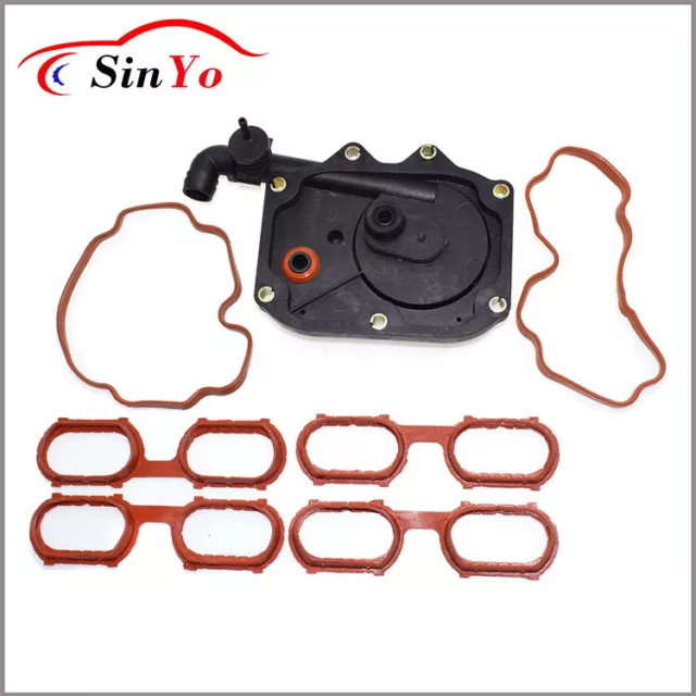 Vaccum Control Valve Inlet multiplex Cover + Gasket for BMW E31 E38 E39 540i X5