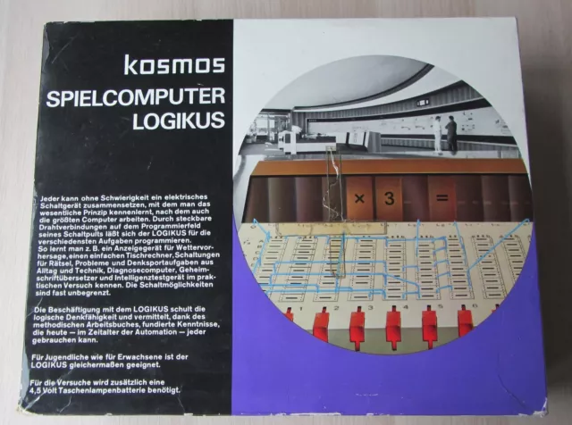 KOSMOS SPIELCOMPUTER LOGIKUS  Experimentierkasten