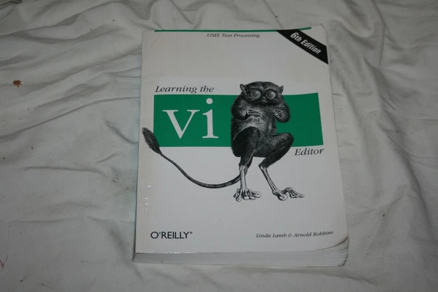LEARNING THE VI Editor by Arnold Robbins and Linda Lamb 1998 Paperback ...