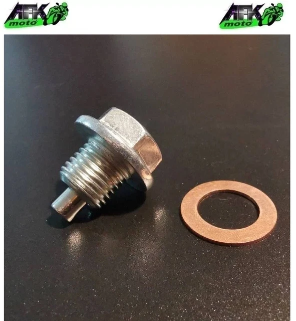 M14x1.5 M14x1.25 Tappo Di Scarico Dell'olio Magnetico Motore In Acciaio Inox Magnete Al Neodimio Hy - Foto 3