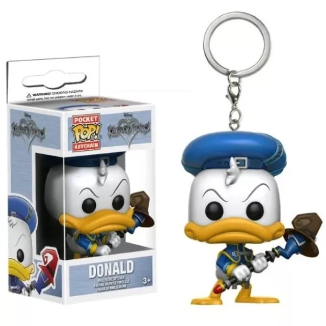 FUNKO POP! Pocket DONALD KEYCHAIN KINGDOM HEARTS VINYL SPEDIZIONE 15 GIORNI