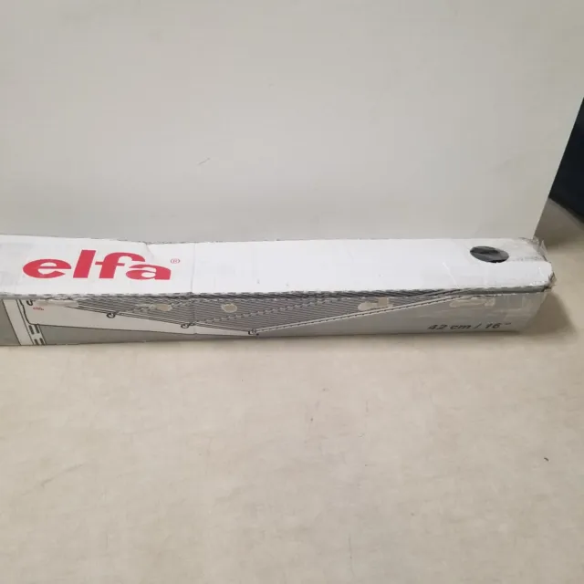 Lot Of 6 Elfa Ventilated Shelf Bracket Silver, 42cm/16"