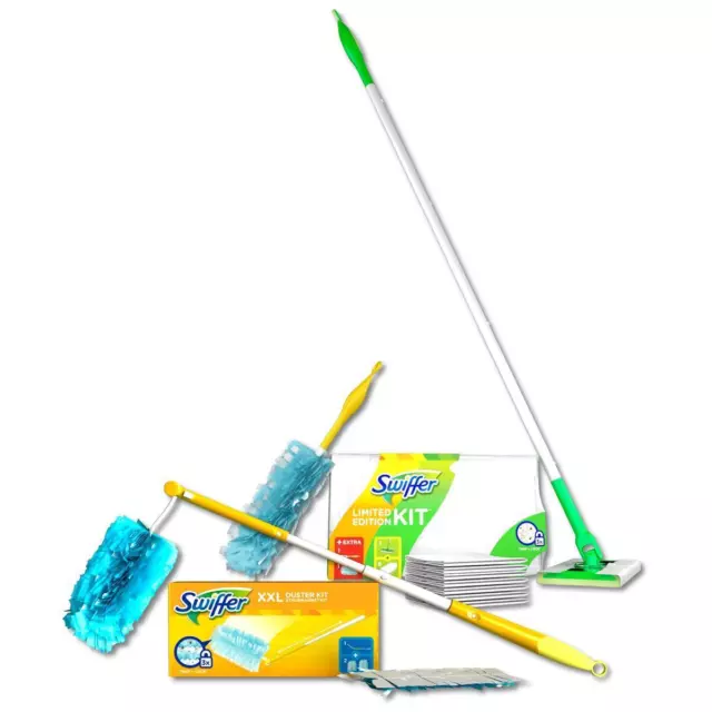 Swiffer Starter Set Bodenwischer+8 Tücher+ Staubmagnet + XXL Duster Staubmagnet