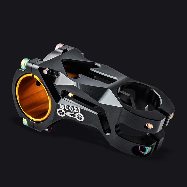 BESNIN Tige De Vélo VTT Downhill 31.8mm 35/45mm 0° Rouge/Blanc - Potence Descente Potence Aluminium Vtt