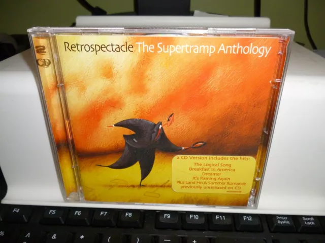 "SUPERTRAMP. "" RETROSPECT "" 2CD UK 2005. A&M ETIKETT. Neuwertig mit