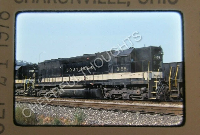 Original '78 Kodachrome Slide SOU Southern 3156 SD45 Sharonville, OH      33V43