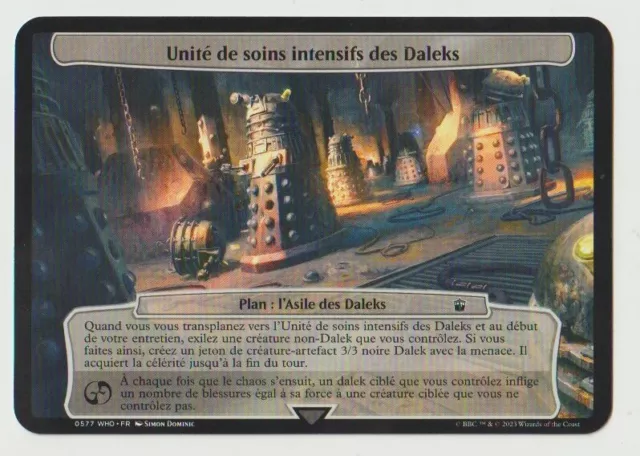 Unité de Soins intensifs des Daleks #577 PLANECHASE / Doctor Who FR Magic