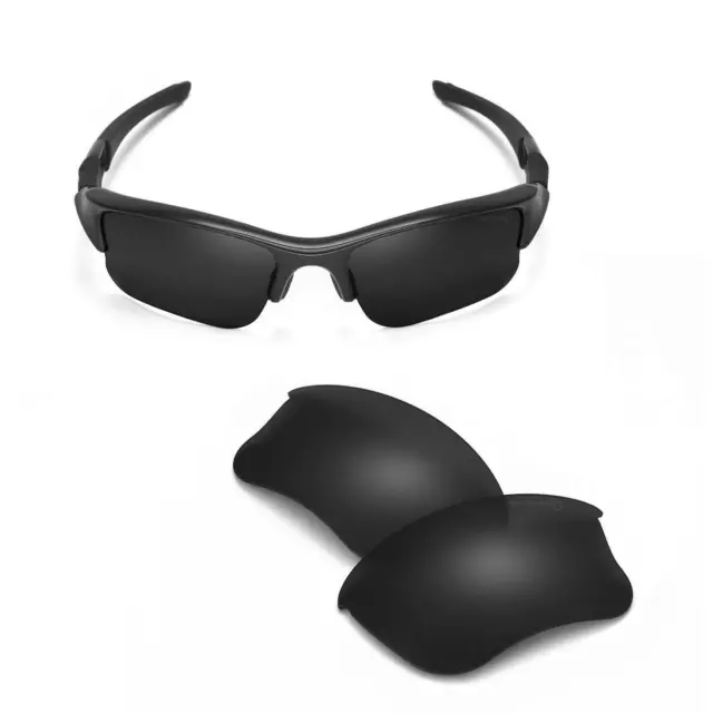 Walleva Replacement Lenses for Oakley Flak Jacket XLJ - Multiple Options