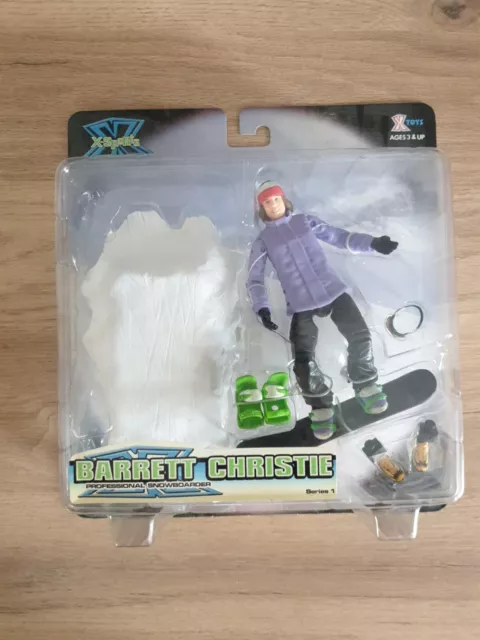 Pro Snowboarder Barrett Christy X-Toys 2000 Rare Action Figure Sealed