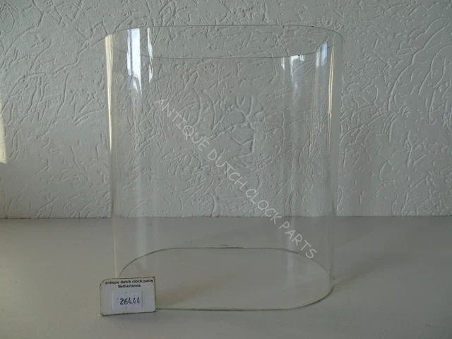 Original Glass Oval Tube For German Schmid Sss Mantel Clock Original Glass Oval Tube For German Schmid Sss Mantel Clock