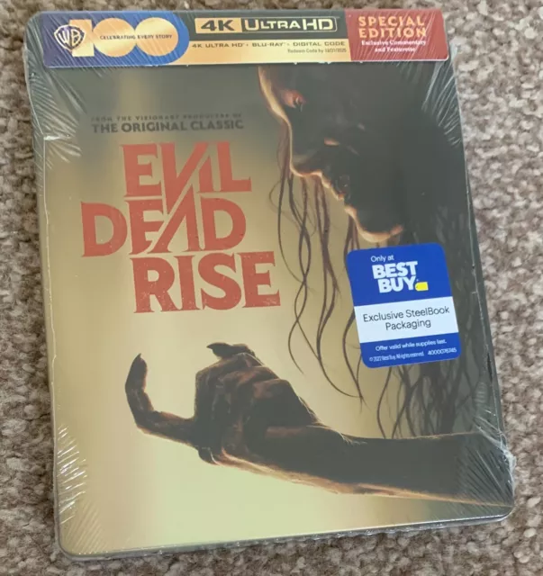 Evil Dead Rise - Best Buy Exclusive 4K Uhd Bluray Steelbook **New & Sealed!**