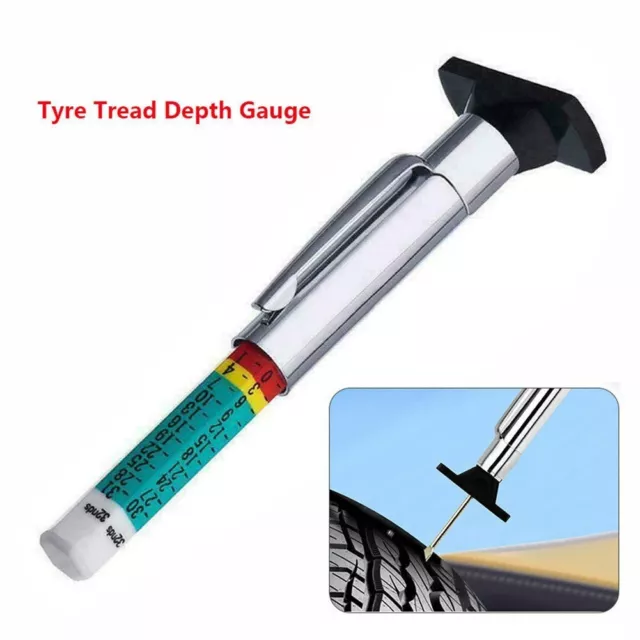 Sturdy and Accurate For Car Tire Tread Depth Gauge Essential for Safe Driving