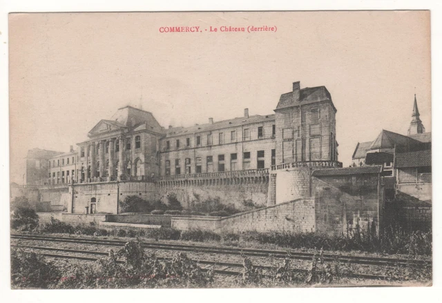 CPA 55 - COMMERCY : LE CHÂTEAU (Derrière) - (MEUSE) ÉCRITE