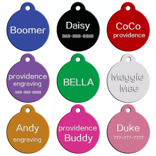 Pet Tag Dog Engraved Name Personalised Cat Tags Puppy Custom Collar Customised