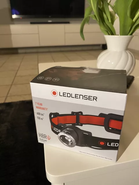 Led Lenser® 500853 H8R Wiederaufladbare Stirnlampe mit schwenkbarem Lampenkopf