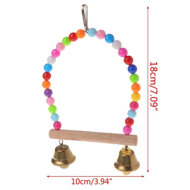 Parrots Swing Hanging Swings Toy Parrots Swing Toy Bird  Supplies Birds Perch 2