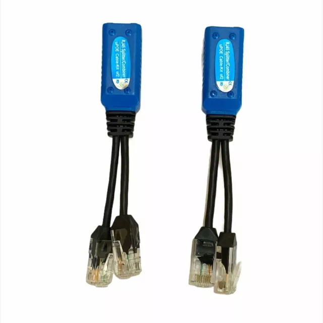 Sdoppiatore Lan Poe Connettore Ethernet Splitter Rj45 Per Telecamere Di Rete