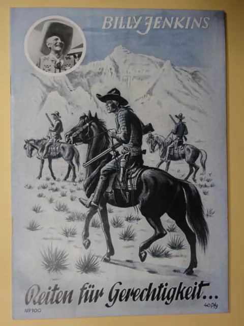 Billy Jenkins Uta-Verlag Wildwestroman Westernroman 1949-1963 Original Nr. 100