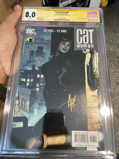 Catwoman # 48  Adam Hughes Cover SS CGC 8.0