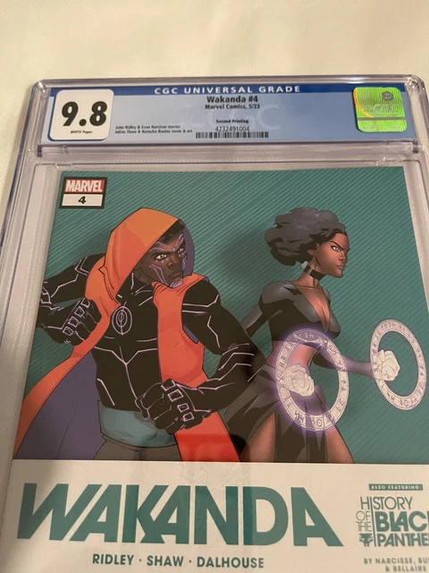 👀👀Wakanda #4 2nd print Variant CGC 9.8 NM/M 1st Kime Cover Key🔥🔥🔥‼️
