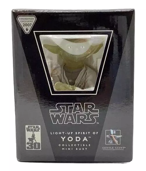 Gentle Giant Exclusive - Star Wars Light Up Spirit of Yoda Collectible Mini Bust