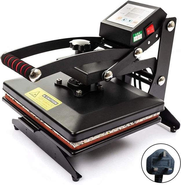 Digital Heat Press T Shirt Transfer Sublimation Machine Printer 10×12 15×15 inch